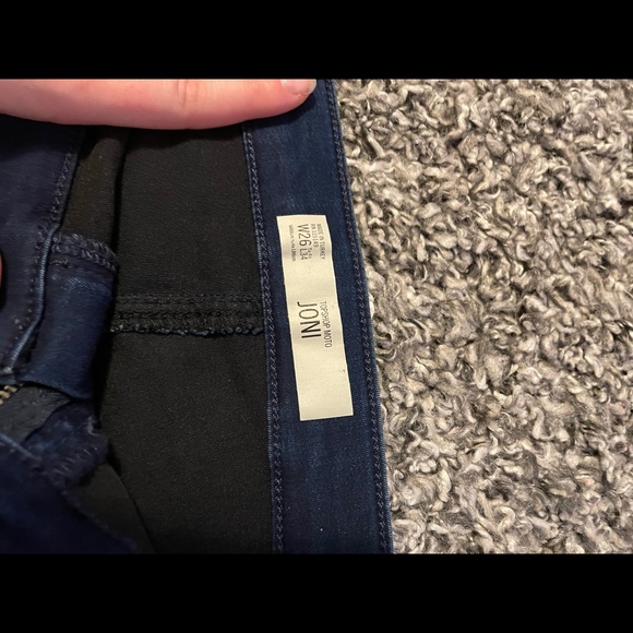 Blue Topshop highwaisted Joni jeans - Picture 2 of 2